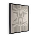 Minimal Line, Arch Modern Framed Canvas Print Gallery Image 2