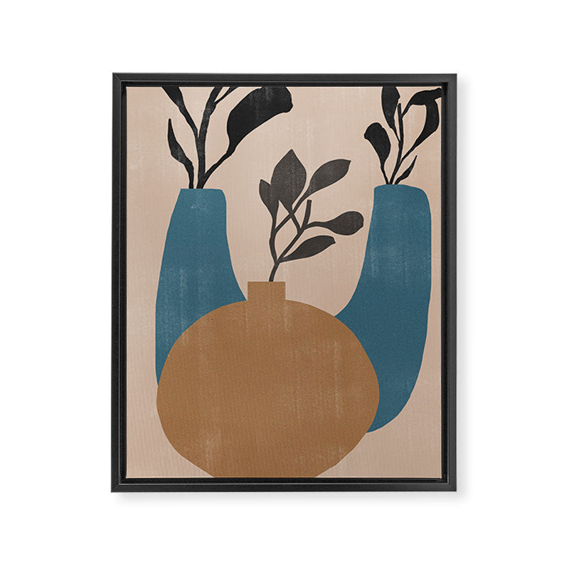 Minimal Vases No.2 Framed Canvas Print Gallery Image 6