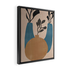 Minimal Vases No.2 Framed Canvas Print Gallery Image 2