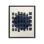Minimalist Japandi Object Blue No.05 Framed Canvas Print Gallery Image 8