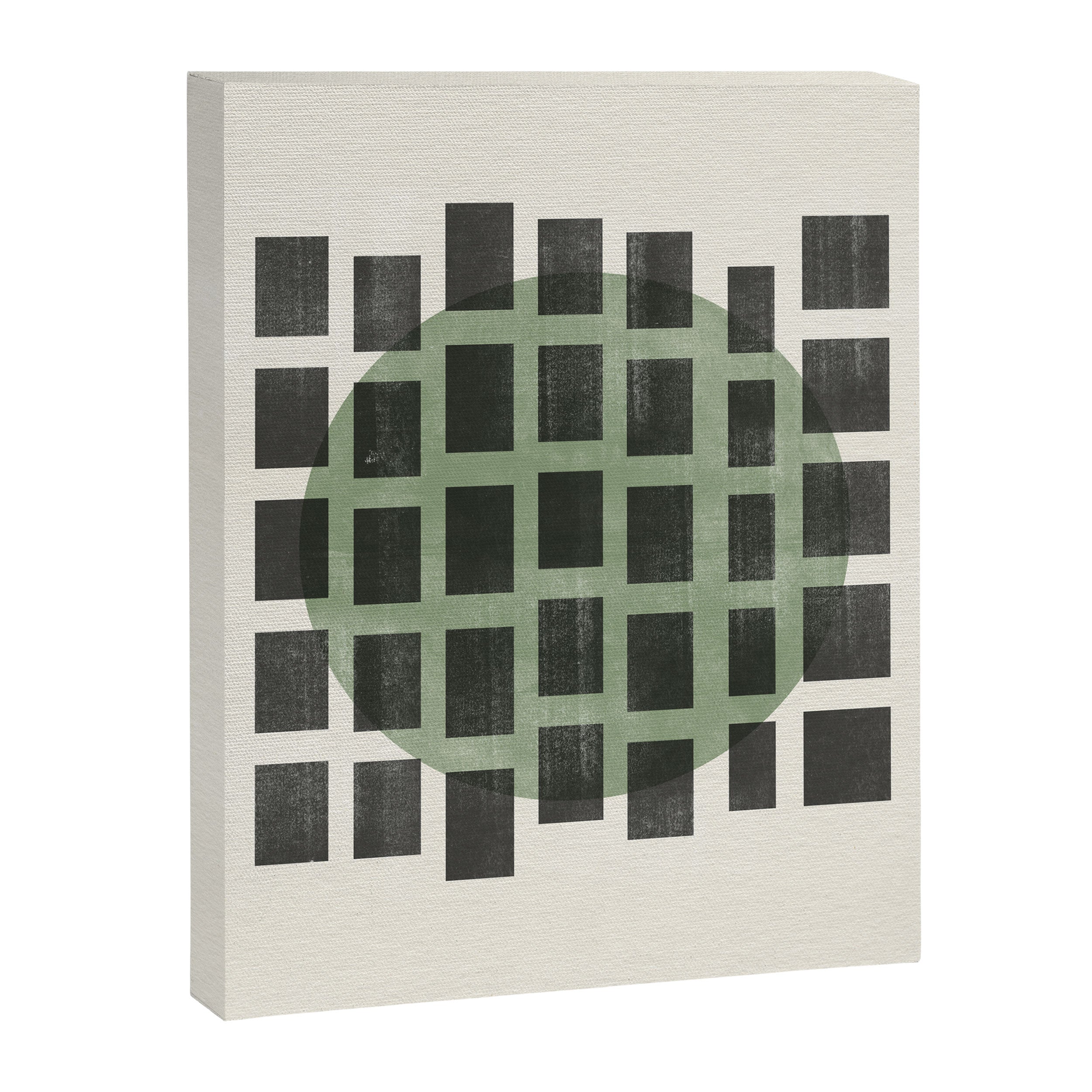 Minimalist Japandi Object Green No.04 Canvas Print Gallery Image 8