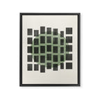 Minimalist Japandi Object Green No.04 Framed Canvas Print Gallery Image 8