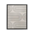 Minimalist, Line Art Modern Framed Canvas Print Gallery Image 6