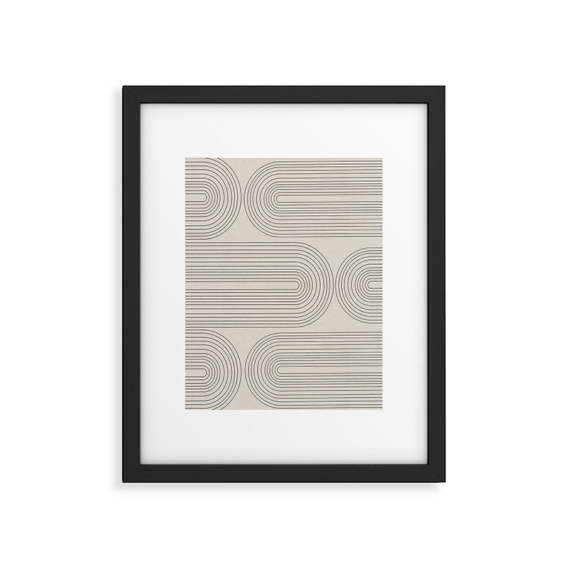 Minimalist, Line Art Modern Framed Art Print Gallery Image 5