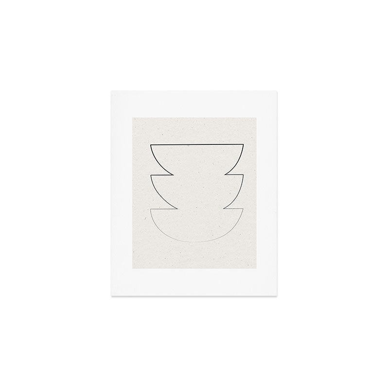 Minimalist Line Geometric Art Print Gallery Image 1