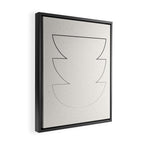Minimalist Line Geometric Framed Canvas Print Gallery Image 2