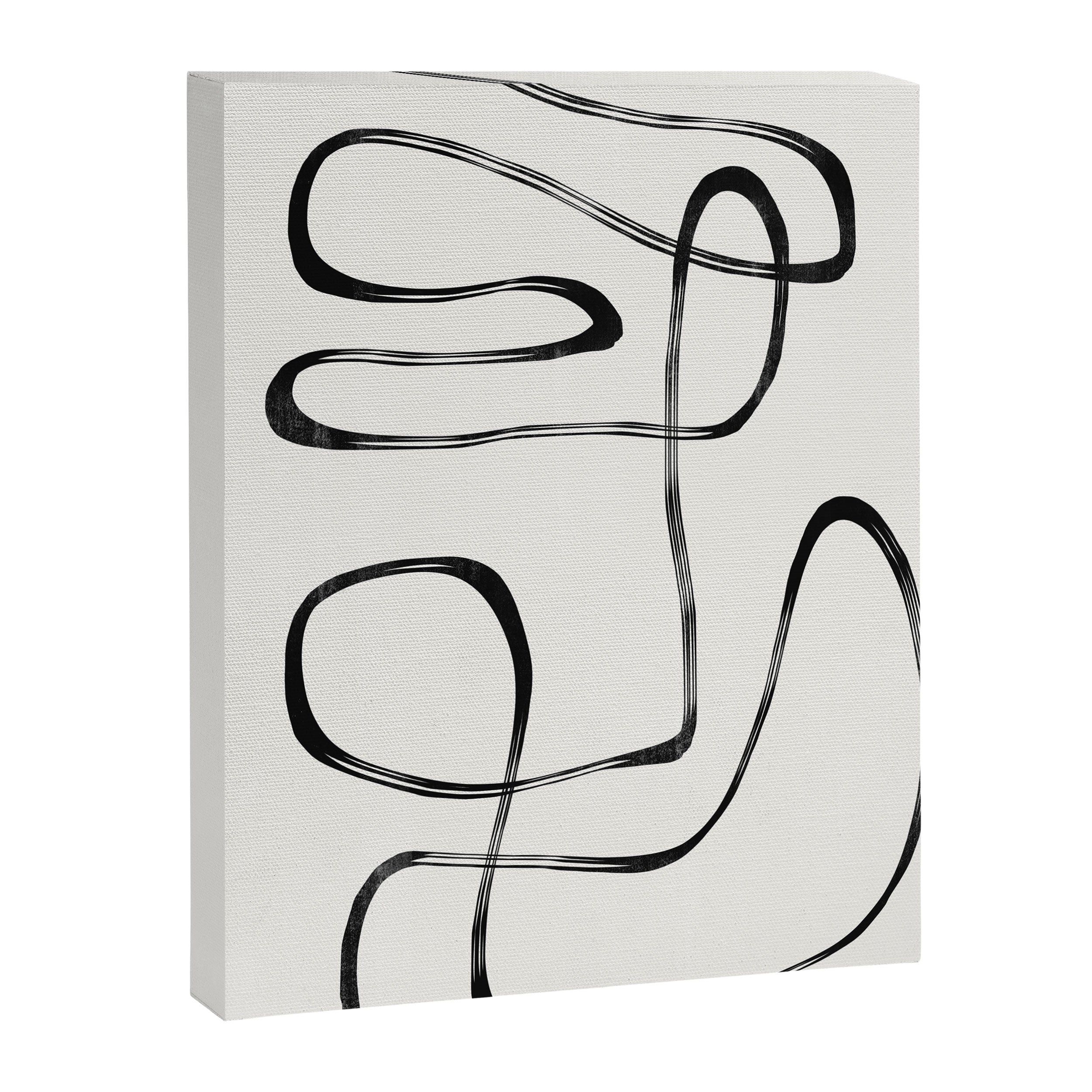 Minimalist One Line Modern Canvas Print Gallery Image 6