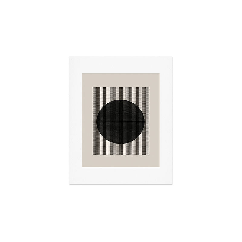 Minimalist Paper Art Art Print Gallery Image 1