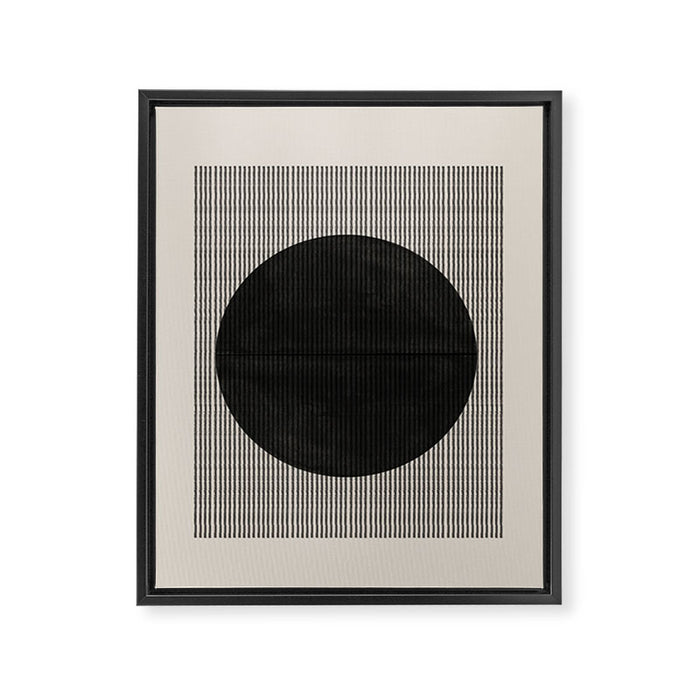Minimalist Paper Art Framed Canvas Print Gallery Image 1