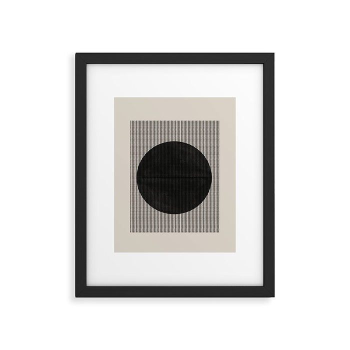 Minimalist Paper Art Framed Art Print Gallery Image 1