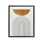 Minimalist Space Framed Canvas Print Gallery Image 6