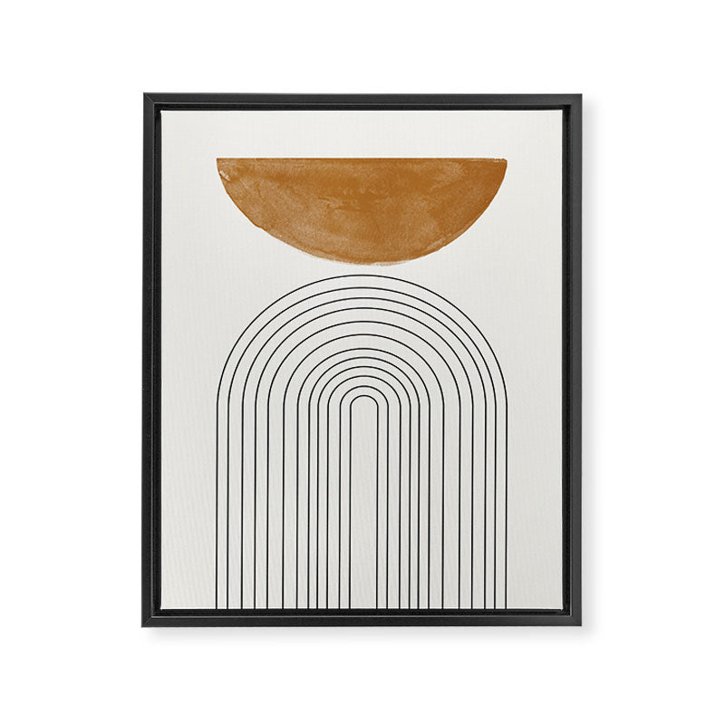 Minimalist Space Framed Canvas Print Gallery Image 6