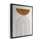 Minimalist Space Framed Canvas Print Gallery Image 2