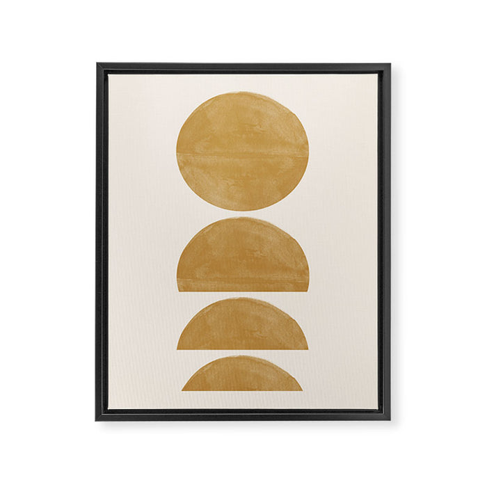 Minimalist Sunrise / Sunset Framed Canvas Print Gallery Image 1