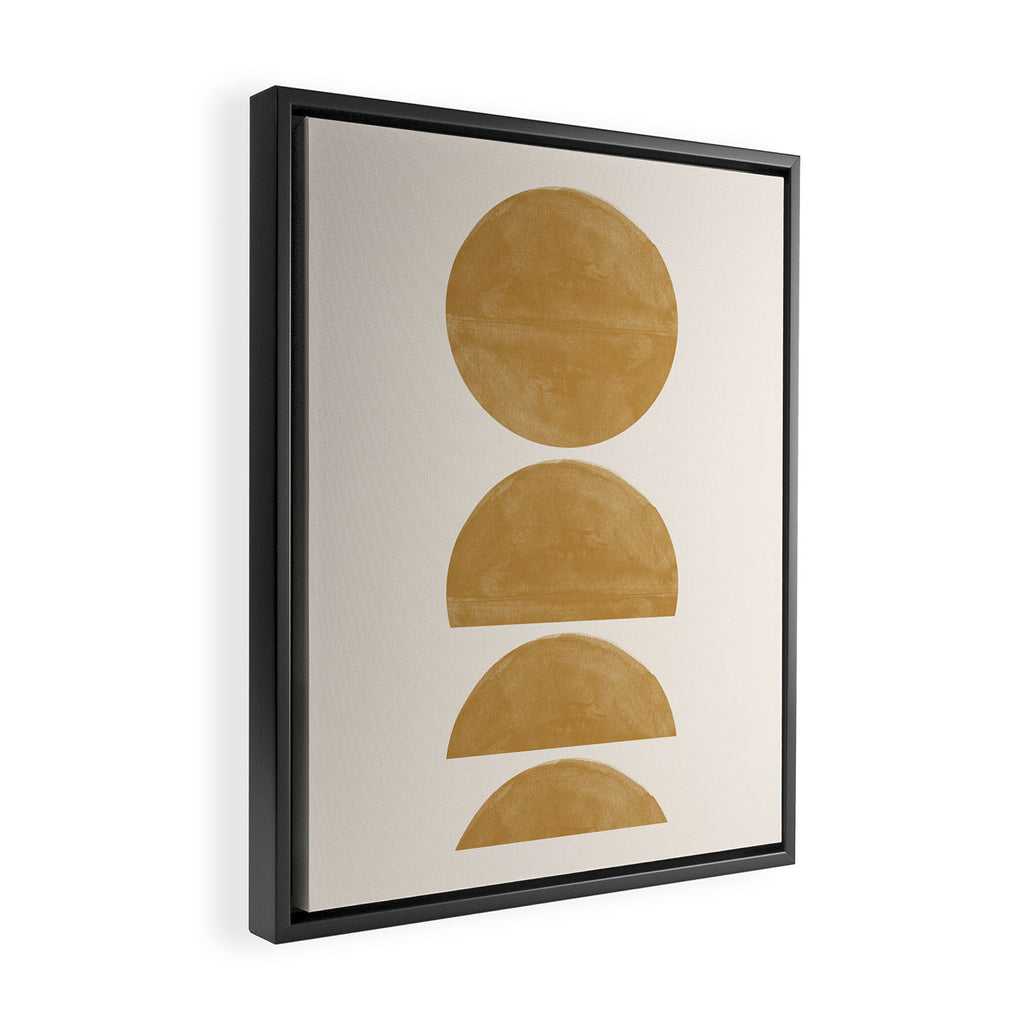 Minimalist Sunrise / Sunset Framed Canvas Print Gallery Image 2
