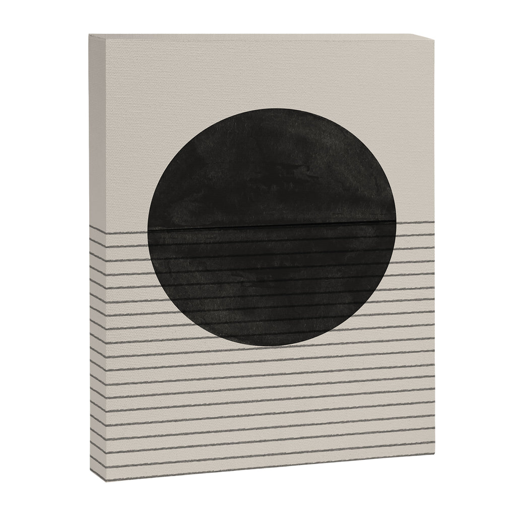 Minimalistic sun and Ocean Canvas Print Gallery Image 6