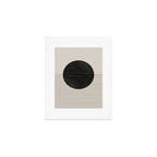 Minimalistic sun and Ocean Art Print Gallery Image 1