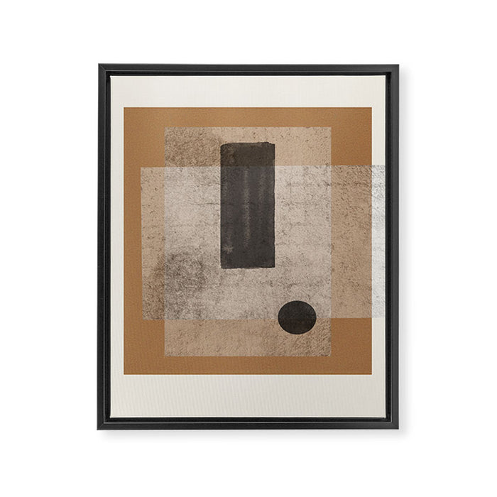 Modern Balance Paper Framed Canvas Print Gallery Image 1