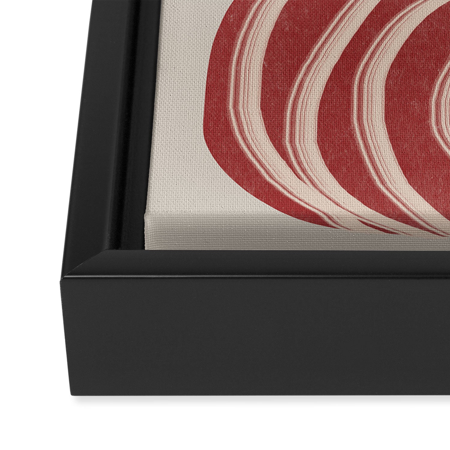 Modern Composition Framed Canvas Print Gallery Image 3