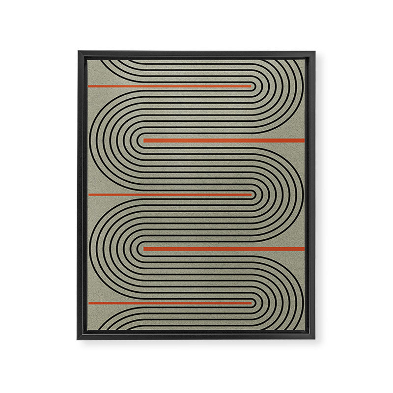 Modern Contemporary Balance No.1 Framed Canvas Print Gallery Image 6