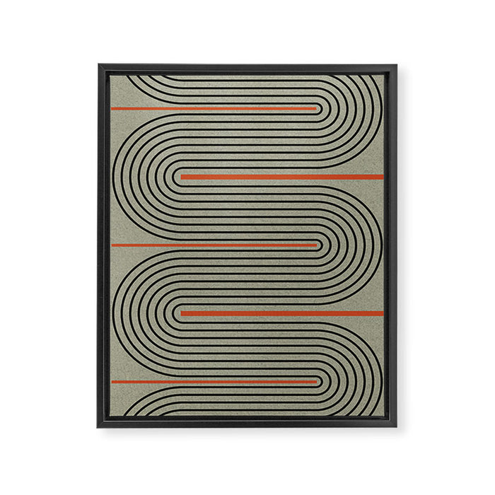 Modern Contemporary Balance No.1 Framed Canvas Print Gallery Image 1