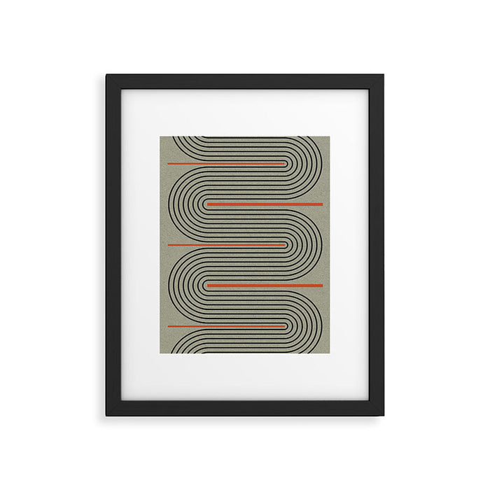 Modern Contemporary Balance No.1 Framed Art Print Gallery Image 1