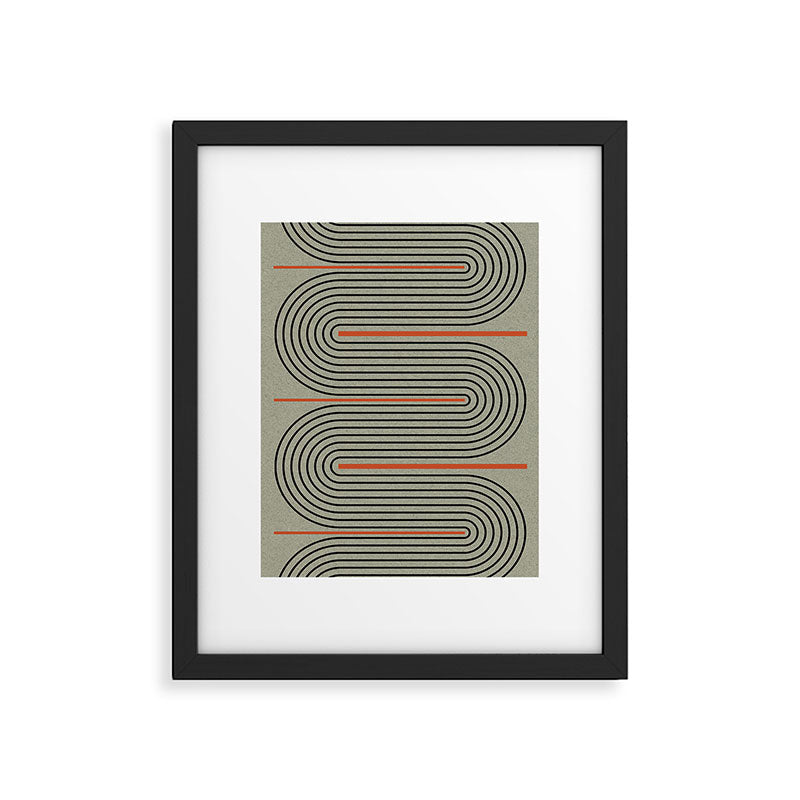 Modern Contemporary Balance No.1 Framed Art Print Gallery Image 5