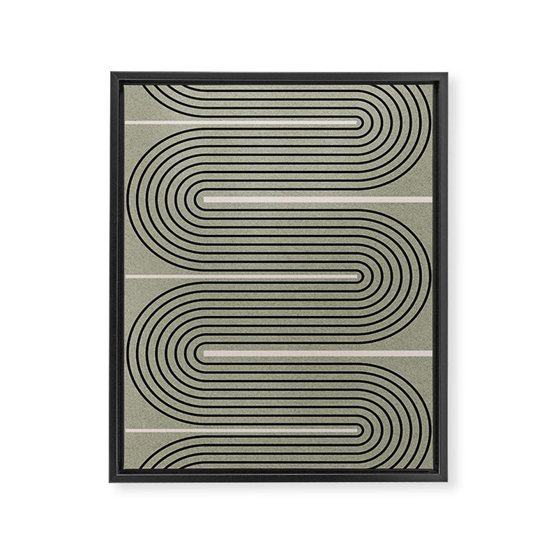 Modern Contemporary Balance No.2 Framed Canvas Print Gallery Image 6