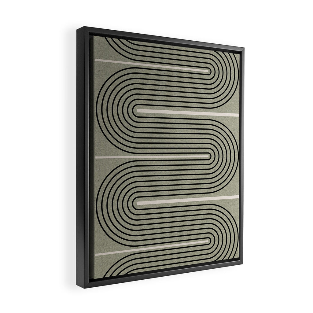Modern Contemporary Balance No.2 Framed Canvas Print Gallery Image 2