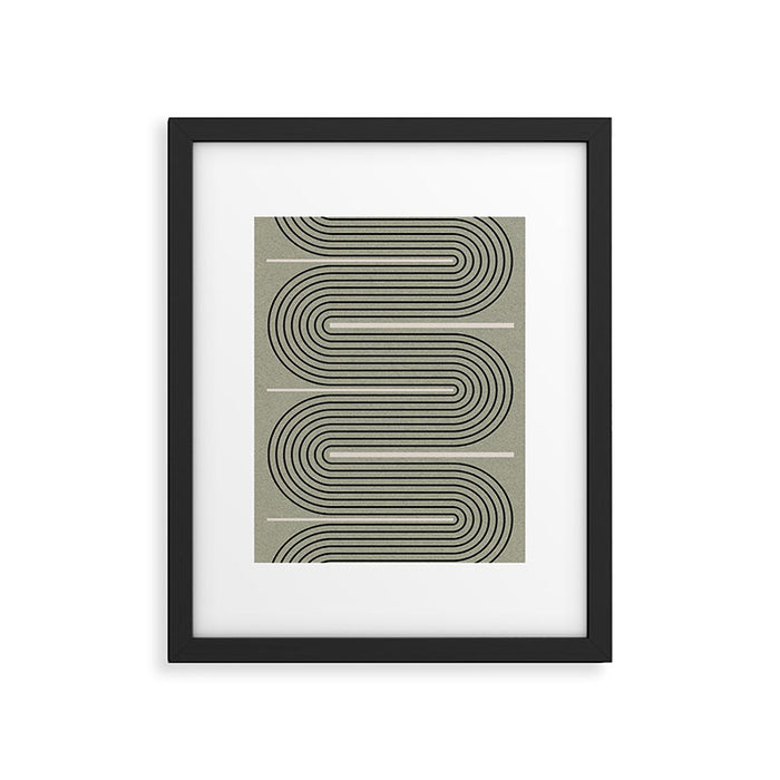 Modern Contemporary Balance No.2 Framed Art Print Gallery Image 1