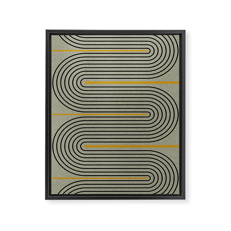 Modern Contemporary Balance No.3 Framed Canvas Print Gallery Image 6