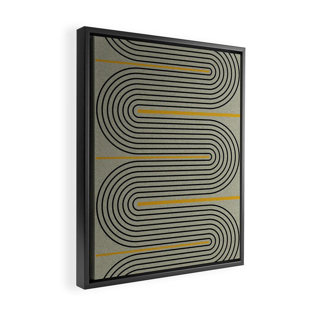 Modern Contemporary Balance No.3 Framed Canvas Print Gallery Image 2