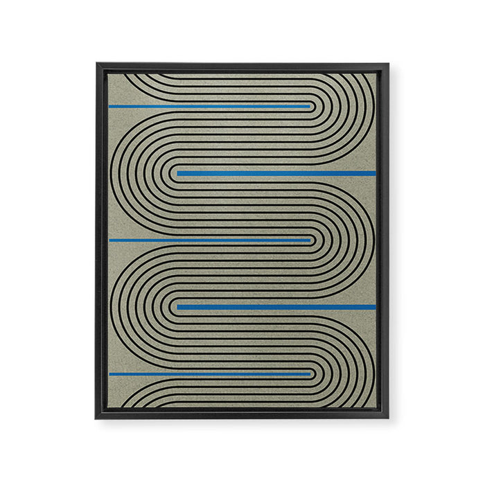 Modern Contemporary Balance No.4 Framed Canvas Print Gallery Image 1