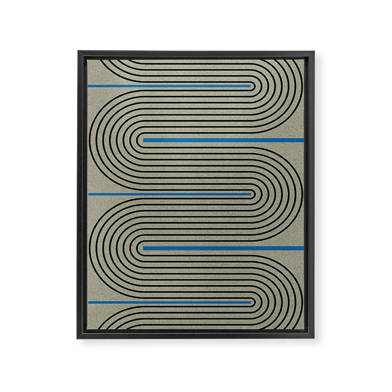 Modern Contemporary Balance No.4 Framed Canvas Print Gallery Image 6