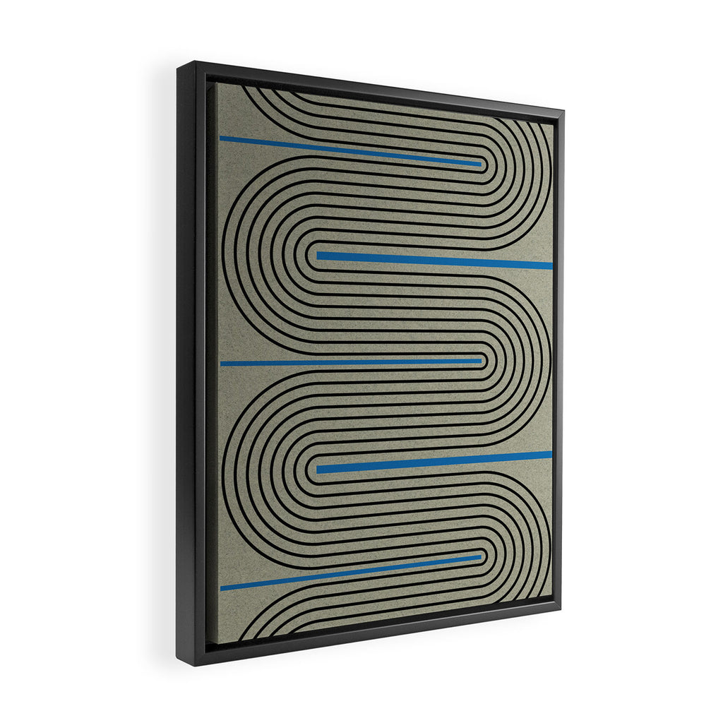 Modern Contemporary Balance No.4 Framed Canvas Print Gallery Image 2