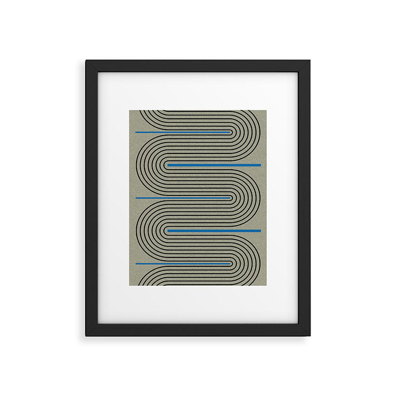 Modern Contemporary Balance No.4 Framed Art Print Gallery Image 5