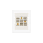Modern Craft Design Retro Stripes and Circles Art Print Gallery Image 1