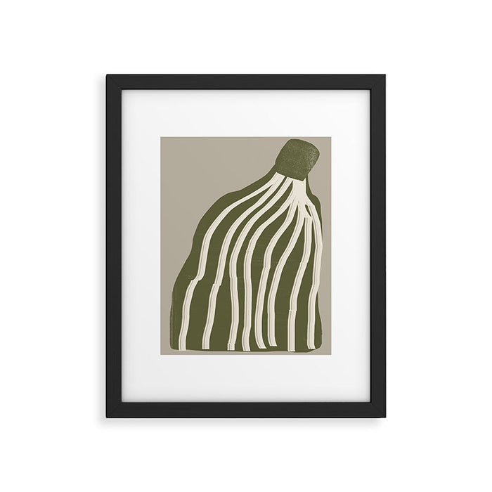 Modern Flower Framed Art Print Gallery Image 1