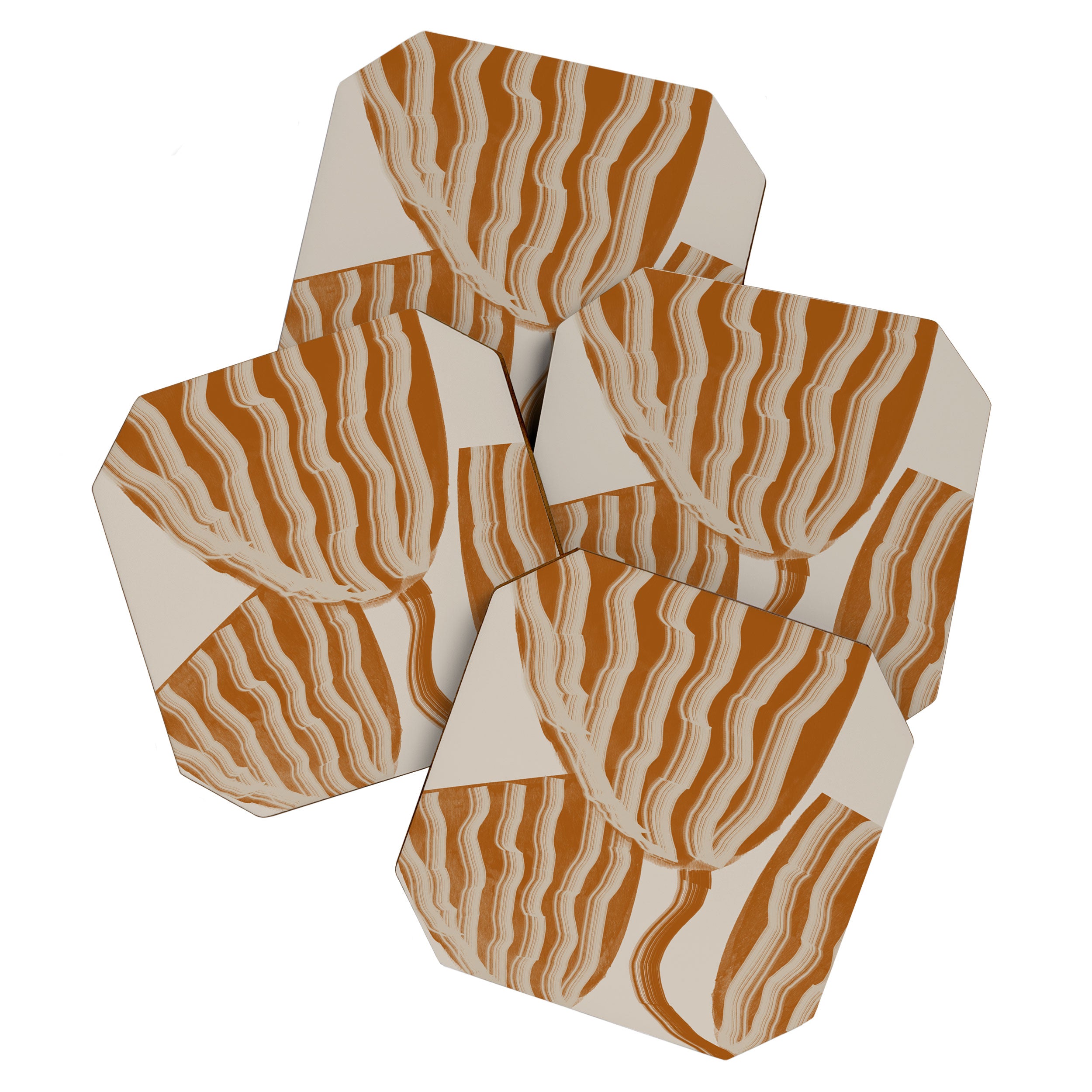 Modern Flowers Coaster Gallery Image 1