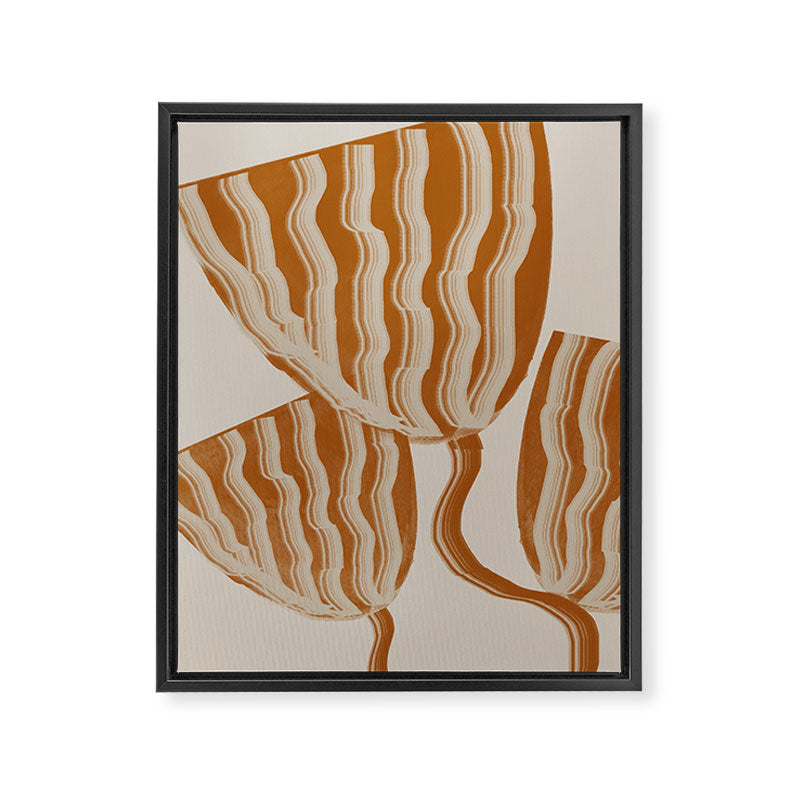 Modern Flowers Framed Canvas Print Gallery Image 6