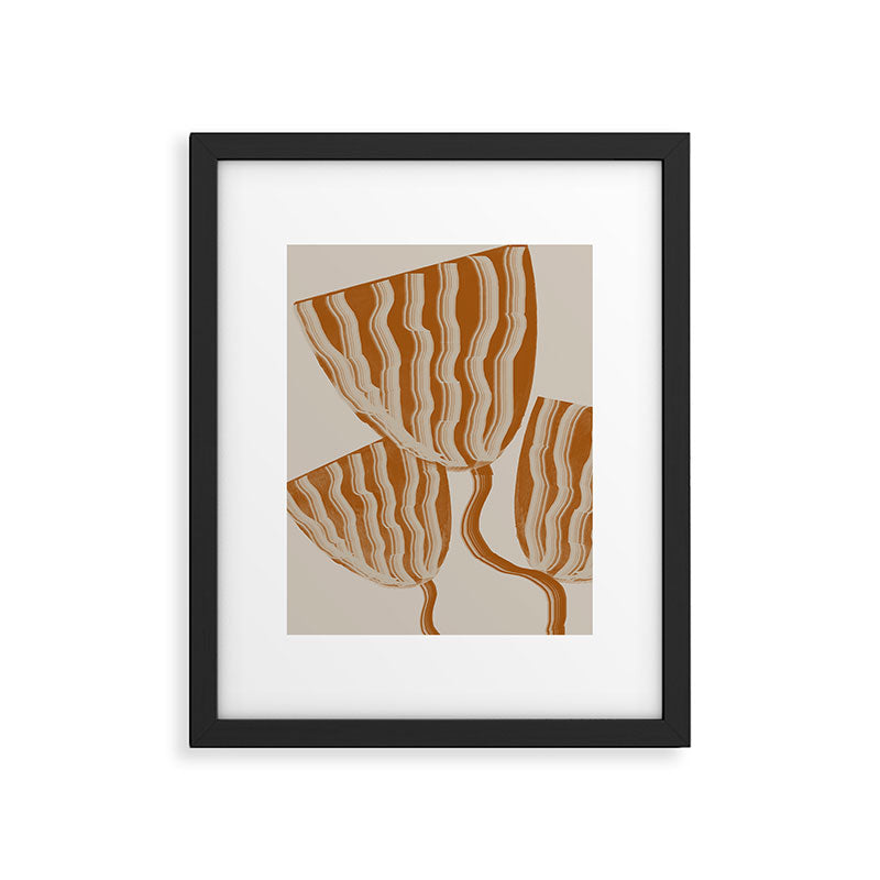 Modern Flowers Framed Art Print Gallery Image 4