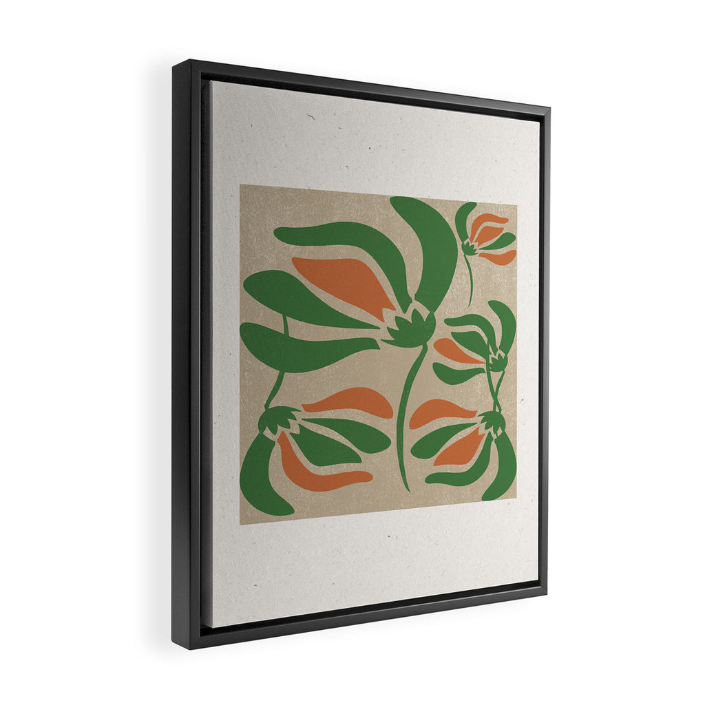 Modern Garden  Framed Canvas Print Gallery Image 2