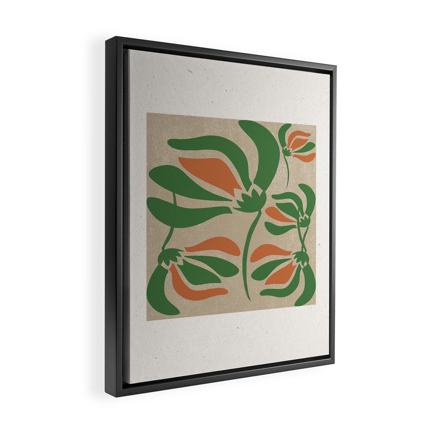Modern Garden  Framed Canvas Print Gallery Image 2