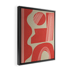 Modern Geo Shapes Framed Canvas Print Gallery Image 2