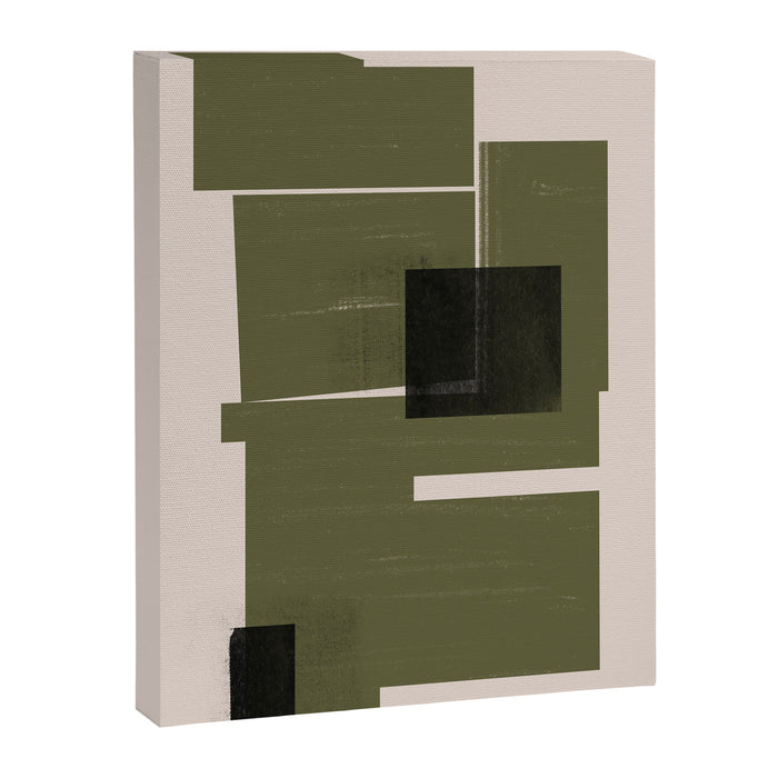 Modern Geometric Collage  Canvas Print Gallery Image 1