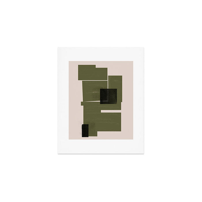 Modern Geometric Collage  Art Print Gallery Image 1
