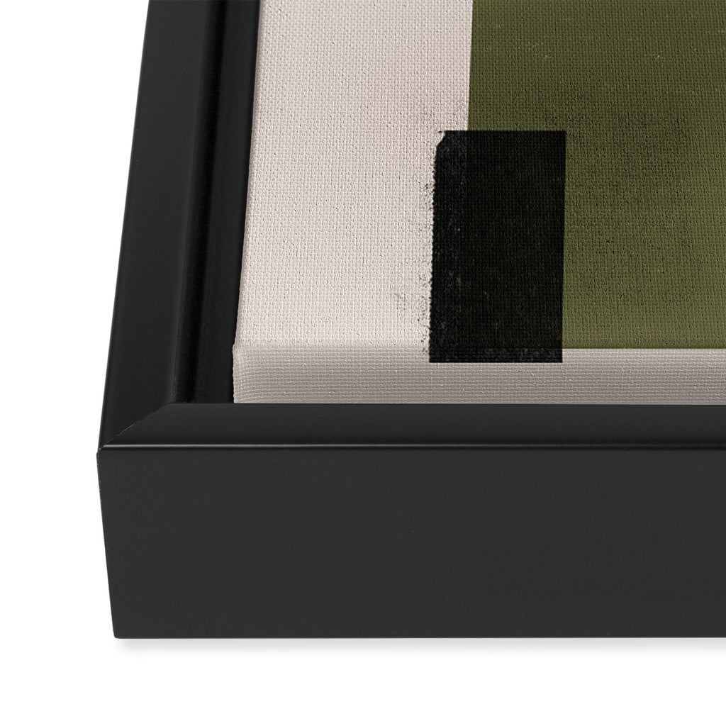 Modern Geometric Collage  Framed Canvas Print Gallery Image 3