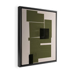 Modern Geometric Collage  Framed Canvas Print Gallery Image 2