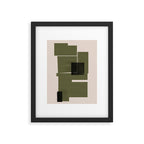 Modern Geometric Collage  Framed Art Print Gallery Image 5