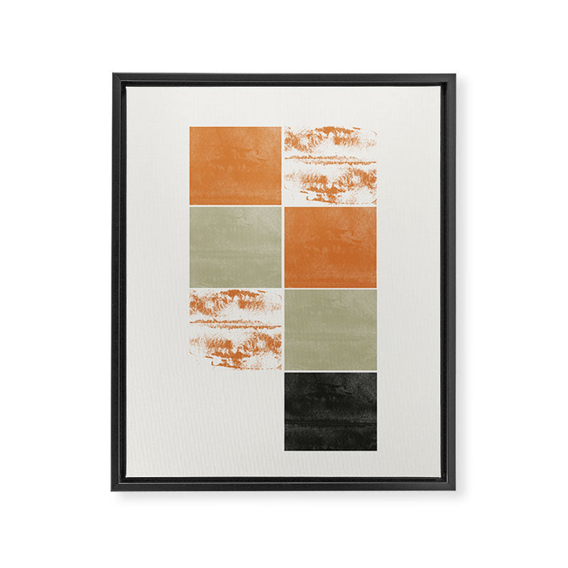 Modern Geometric Pattern Framed Canvas Print Gallery Image 6